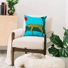 16"x16" Chuck Gonzales Rest Day Square Throw Pillow Blue - Deny Designs - 2 of 4