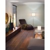 60.25" Sendo Floor Lamp Aluminum - Eglo: Contemporary Cream Shade, ETL Listed, Pull Chain - 2 of 4