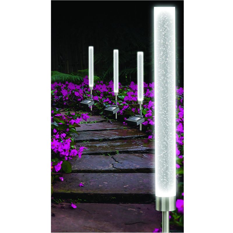 Bell + Howell Color Changing Solar Powered Glimmer Sticks for Gardens and Pathways, 4 of 5