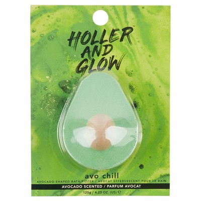 Holler and Glow Avo Chill Bath Bomb - 4.2oz