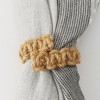 Tree City Scandinavian Rustic Natural Hemp Rope Curtain Tiebacks - 2 of 3