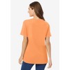 Woman Within Plus Size Perfect Short-Sleeve V-Neck Tee - 3 of 4