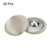 Unique Bargains Cloth Covered Aluminum Sewing Buttons 20 Pcs - 3 of 4