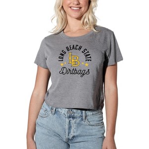 Women's California State University Long Beach Dirtbags Crop Top T-Shirt - 1 of 4