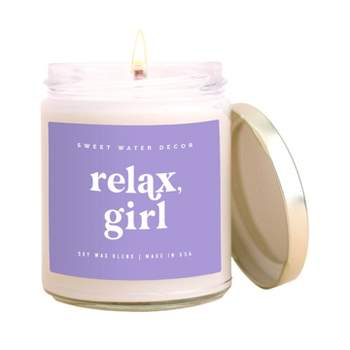 Relaxation Soy Candle - Amber Jar - 9 oz – Sweet Water Decor