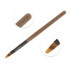 Unique Bargains Sweep Nail Painting Brushes for Polish Painting Home DIY Clear Brown 1 Pc - 3 of 4