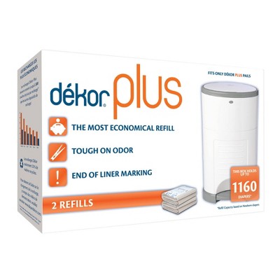 Dekor Plus Diaper Pail Refills - 2pk