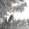 4ft National Christmas Tree Company Pre-Lit Silver Tinsel Artificial Christmas Tree with 70 Clear Lights - 2 of 4