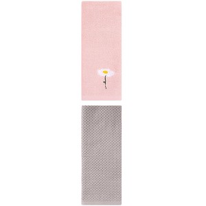 REGALWOVEN Pure Cotton Soft Absorbent Bathroom Hand Towels 13" x 30" 2 Pcs - 1 of 4
