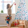 Costway 5/6/7/8 FT Artificial Christmas Tree Unlit Christmas Tree with 350/650/950/1138 Branch Tips Foldable Metal Stand - 4 of 4