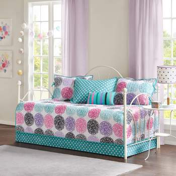 6pc Brittany Reversible Daybed Cover Set Purple