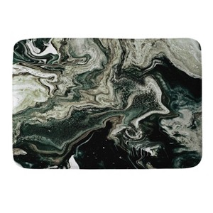 Deny Designs Iris Lehnhardt Marble Organic Greens Memory Foam Bath Rug: Non-Slip, Machine Washable, Woven Polyester - 1 of 4