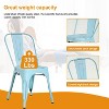 BestMassage Metal Dining Chairs Metal Chair for Indoor Outdoor Chairs Perfect for Restaurants - 4 of 4
