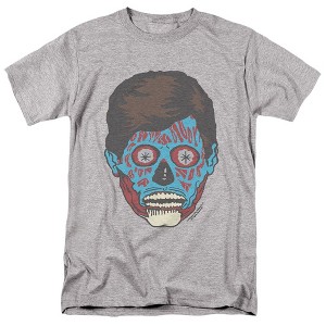 Men's They Live Dead Wrong Face T-Shirt - 1 of 4