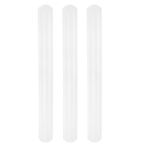 Unique Bargains Non-Stick Smooth Plastic Round Head Fondant Baking Rolling Pin 3 Pcs - 1 of 4