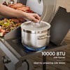 R.W. FLAME BBQ Gas Grill – 34,000 BTU Propane, Enamel Grates, Removable Grease Tray, Ideal for Outdoor Cooking, Camping, Backyard, Patio & Deck - 4 of 4