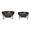 HomeRoots Set of Two Black Metal Decorative Bowl - 4 of 4