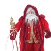 Melrose Jeweled Staff Santa 23"H - 2 of 2