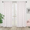 Sweet Jojo Designs Girl Window Curtain Panels Drapes 84in. Ballerina and Ballet Bows Pink and White - 2 of 4