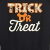 Women's - Disney - Trick Or Treat Lightweight French Terry Wide Neck Long Sleeve Shirt - 2 of 4