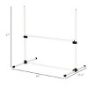 4 Piece Dog Agility Training Set with Adjustable Jump Bars and Carrying Bag,Portable Dog Obstacle Course for Outdoor Exercise - LAOTIES - 3 of 4