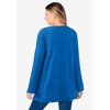 Woman Within Plus Size High Pile Fleece Sweatshirt - 3 of 4