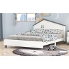 KTMBDW Twin/Full Size Platform Bed Frame, Twin Size Bed with House-shaped Headboard, No Box Spring Needed - 3 of 4