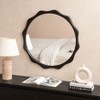MH London Celeste 30" x 30" Solid Wood Wall Mounted Accent Mirror in Black - 2 of 4