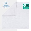 American Soft Linen 100% Cotton Turkish Premium Quality 4 Piece Washcloth Set, 13x13 inches Washcloth Hand Face Towels for Bathroom and Kitchen Washrags - 2 of 4