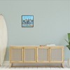 Stupell Industries Summer Shore Bicycle Ride Black Framed Giclee Art - 2 of 4