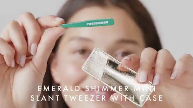 Tweezerman Mini Tweezer with Case, 2 of 8, play video