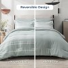 5/7 Pcs Bedding Set with Cationic Dyeing for Striking Double-Sided Contrast - 3 of 4