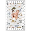 Sweet Jojo Designs Boy or Girl Gender Neutral Unisex Baby Fitted Mini Crib Sheet Jungle Animals Green Yellow and White - 3 of 4
