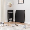 Boys and Girls Folding Table and Chairs Set of 3, Portable Table and Chair with Pu Soft Cushion - 2 of 4