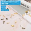 Unique Bargains Metal Bulk Elegant DIY Crafts Jewelry Making 26 English Letters Pendant 4 Pcs - 4 of 4