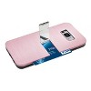 Reiko Samsung Galaxy S8/ SM Slim Armor Hybrid Case with Card Holder & Kickstand in Rose Gold - 2 of 4