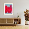 Amanti Art Magenta Ribbon I  by Cartissi Wood Framed Wall Art Print - 4 of 4