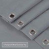 Waterproof Fabric Shower Curtain or Liner Hotel Quality with Magnets for Bathroom - 2 of 4