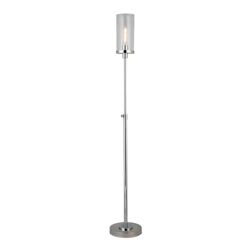 Hampton & Thyme 66" Tall Floor Lamp with Glass Shade, 4 of 12