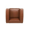Goyette Contemporary Faux Leather Club Chair: Refined Tuxedo, Birch Wood - Christopher Knight Home - 4 of 4