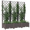 vidaXL Garden Planter - Brown 47.2" x 15.7" x 47.8" - 3 of 4