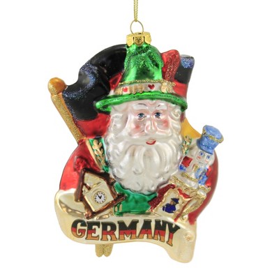 Holiday Ornament 5.5" Germany International Santa Nutcracker  -  Tree Ornaments