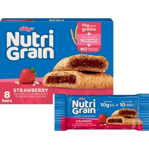 Nutri-Grain Strawberry Soft Baked Breakfast Bars - 8ct/10.4oz - 1 of 4