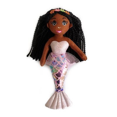 Ikuzi Dolls Mermaid Pink Tail Baby Doll