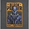 Seven Times Six Black Panther Men's Distressed King Of Wakanda Adult Heather T-Shirt Tee Grey - 3 of 4