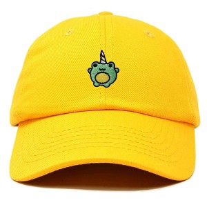 Dalix Froggy Unicorn Embroidered Cotton Dad Hat Baseball Cap Adjustable Mens Womens - 1 of 4