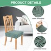 Unique Bargains Polyester Spandex Waterproof Durable Dining Chair Slipcovers - 2 of 4