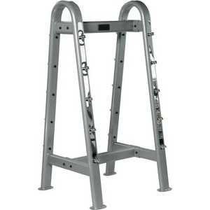 York ETS Fixed Straight and Curl Barbell Rack Durable Double Sided Storage for Fitness Barbells - 1 of 2