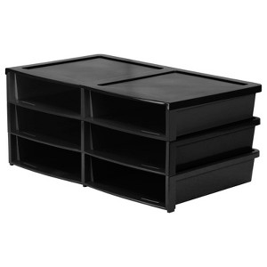 Storex Quick Stack Organizer, Black - 1 of 1