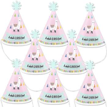 Big Dot Of Happiness 50th Pink Rose Gold Birthday - Cone Happy Birthday  Party Hats For Adults - Set Of 8 (standard Size) : Target